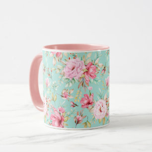 Feminine Floral Pattern Mug