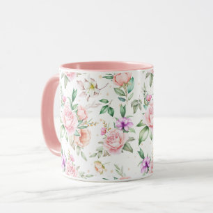 Feminine Floral Pattern Mug