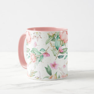 Feminine Floral Pattern Mug