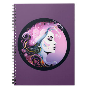 "Feminine Flourish" Women's Beauty Notebook