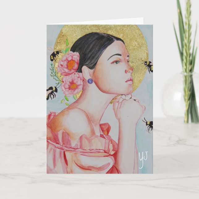 Feminine Genius Greeting Card #2 (Front)