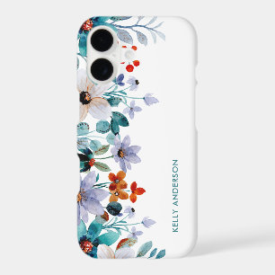 Feminine Girly Tropical Foliage Pattern