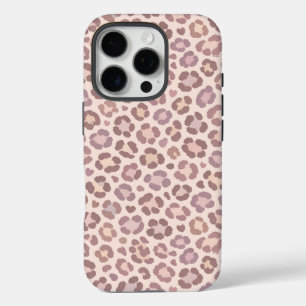 Feminine Leopard Pattern iPhone 16 Pro Case