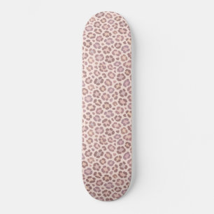 Feminine Leopard Pattern Skateboard