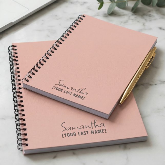 Feminine Minimalist | Rose Beige Notebook (Feminine Minimalist Notebook | Rose Beige)