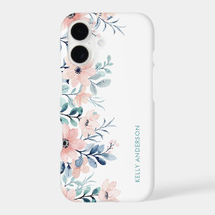 Feminine Monogrammed Botanical Floral Laptop Skin