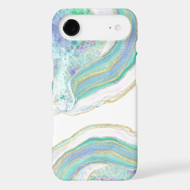 Feminine Pastel Agate Pattern Case-Mate iPhone Case (Back)