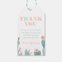Feminine Pink And Green Prickly Pear Shower Party