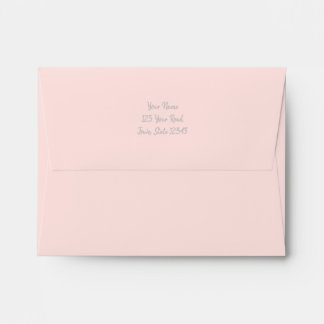 Feminine Pink Light Shade of Pretty Pinkish Colour Envelope