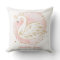 Feminine Pink Swan Princess Nursery Decoration