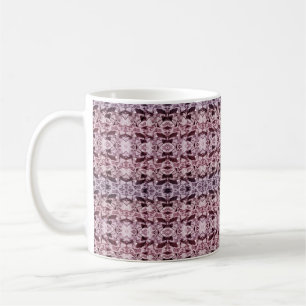 Feminine Pretty Pink Pastel Abstract Striped Coffee Mug