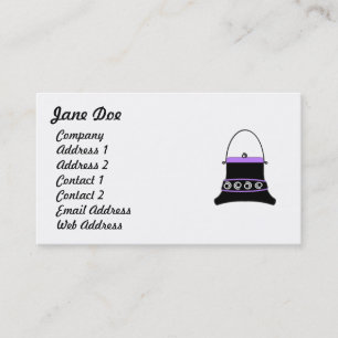 Feminine Purple Business Cards