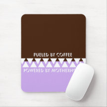 Feminine Striped Typography | Coffee Mum Quote