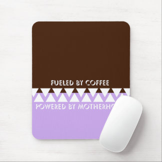 Feminine Striped Typography | Coffee Mum Quote Mouse Mat