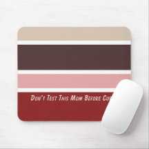 Feminine Stripes Coffee Mum Quote