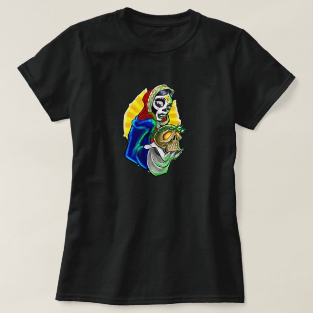 Feminine t-shirt Catrina (Design Front)
