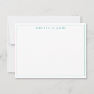 Feminine Tiffany Modern Professional Thin Border Card