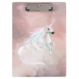 Feminine unicorn clipboard