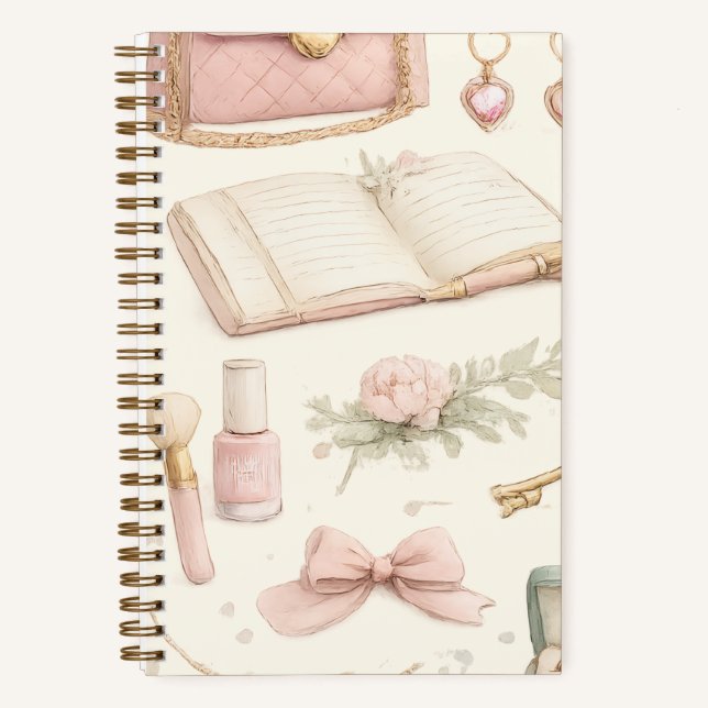 feminine woman notebook (Front)