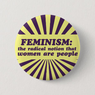 Feminism 6 Cm Round Badge