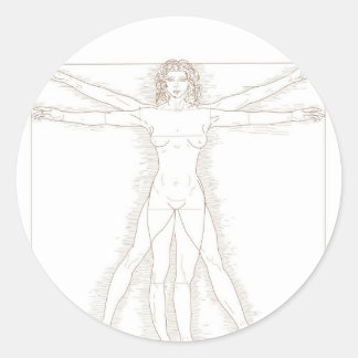 Feminism Classic Round Sticker