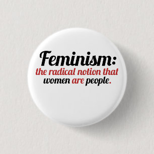 Feminism Defined 3 Cm Round Badge