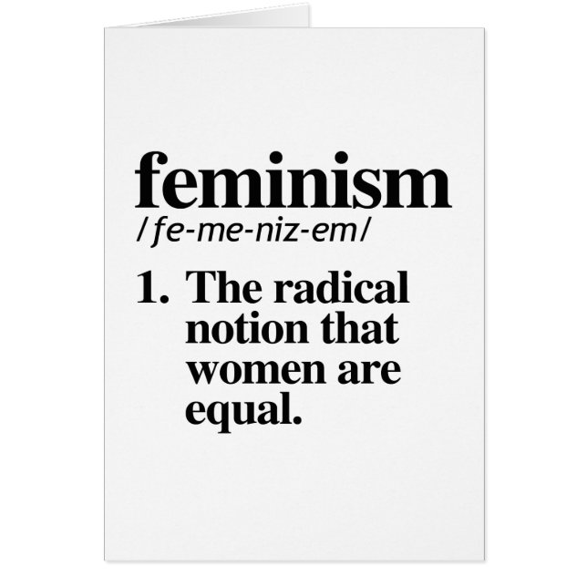 Feminism Definition (Front)