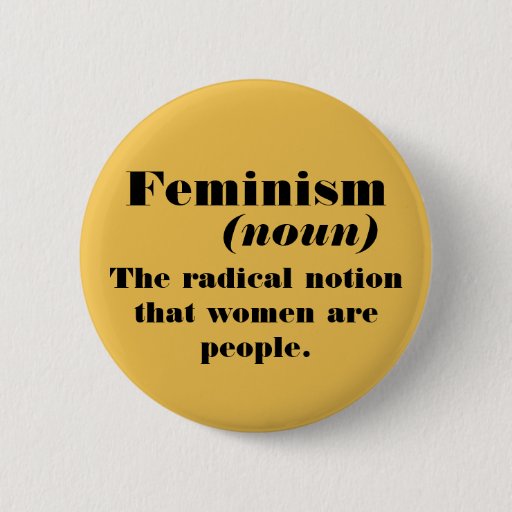 Image of Feminism definition 6 Cm Round Badge