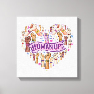 Feminism Feminist Strong Women empowerment Feminis Canvas Print