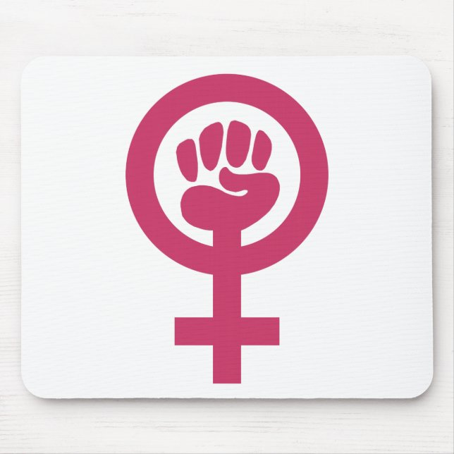 Feminism For The Win Mouse Mat (Front)