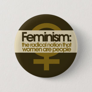Feminism for Women 6 Cm Round Badge
