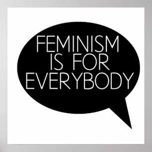 Feminism is for everybody poster