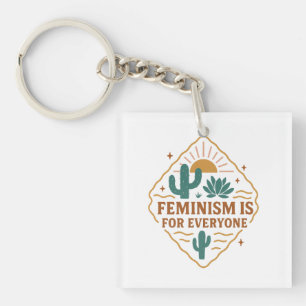 Feminism Is For Everyone – Inclusive Empowerment Key Ring