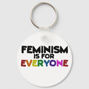 Feminism is for everyone key ring