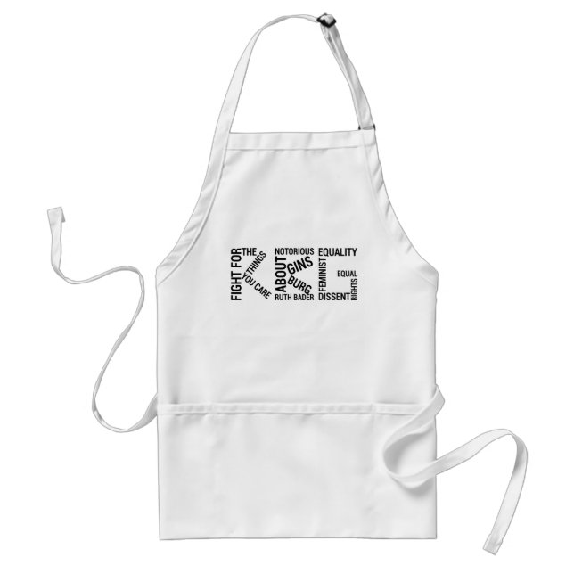 Feminism, Notorious RBG, Ruth Bader Ginsburg, RGB Standard Apron (Front)