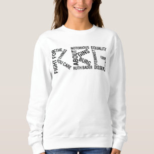 Feminism, Notorious RBG, Ruth Bader Ginsburg, RGB Sweatshirt