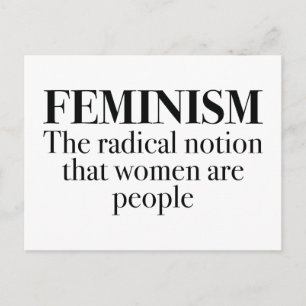 Feminism Postcard