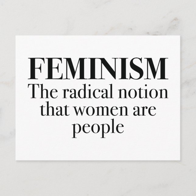 Feminism Postcard (Front)