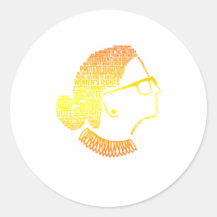 Feminism Quotes Feminist Gifts Womens Rights Classic Round Sticker