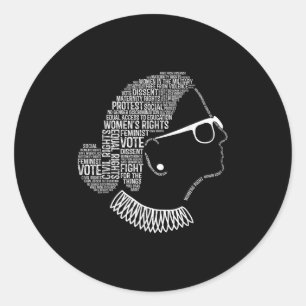 Feminism Quotes Feminist Womens Rights Classic Round Sticker
