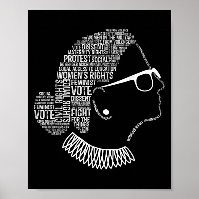 Feminism Quotes Feminist Womens Rights  Poster (Front)