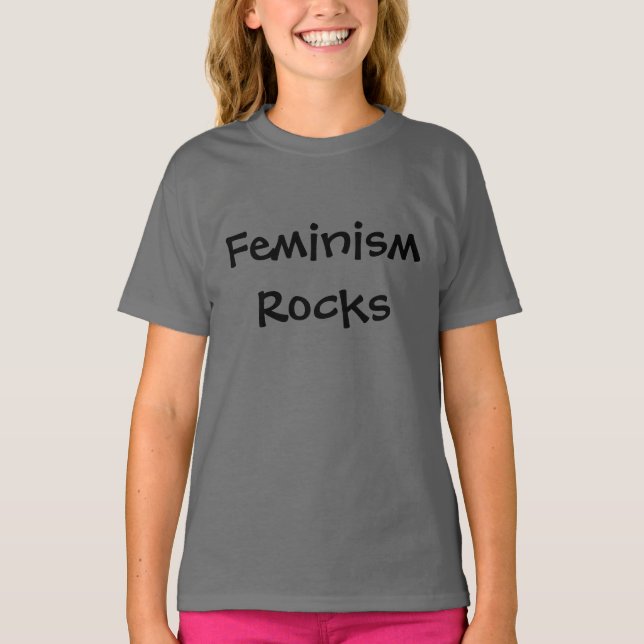 Feminism Rocks T-Shirt (Front)