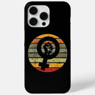Feminism Symbol Design Retro Vintage 70s 80s 90s F iPhone 15 Pro Max Case