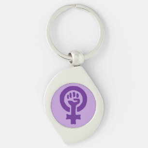 Feminism Symbol Key Ring
