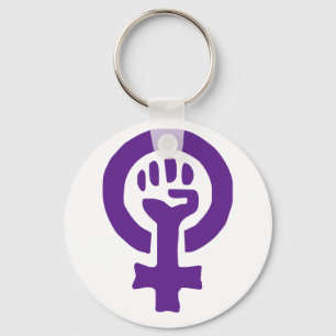 Feminism Symbol Key Ring