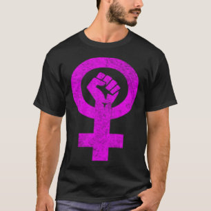 Feminism Symbol Women's Rights Girl Power Gender E T-Shirt