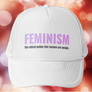 Feminism Trucker Hat –Delicate Power, Bold Message