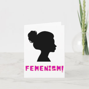 Feminism - Women Rights!!! Sticker Card