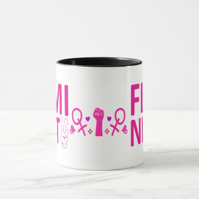 Feminism, Women's Rights Mug (Center)