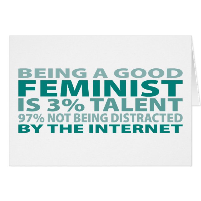 Feminist 3% Talent (Front Horizontal)